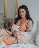 ubrania i akcesoria do karmienia Kimono ciążowe do porodu karmienia dla mam z wiskozy prezent baby shower 9