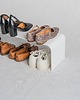 półki Minimalistyczny metalowy stojak na buty, BIAŁY 7