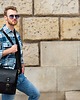 torby i nerki męskie TORBA MĘSKA NA RAMIĘ PAOLO PERUZZI T-07-BL 2
