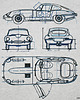 t-shirty męskie koszulka JAGUAR E-TYPE GRAY tshirt 1