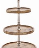 patery i talerze Patera drewniana 3 poziomy 54x30x30 cm CAKE - I 3