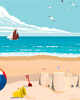 plakaty Plakat SOPOT PLAŻA 2