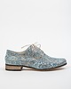 półbuty damskie Skórzane półbuty jazzówki Zapato model 246 błękit etniczny 2