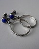 kolczyki srebrne Kolczyki srebrne -lapis lazuli-koła- 4