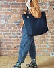 torby na ramię Lazy bag Bukka czarna nubuk wodoodporna 4