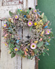 wianki Wianek naturalny z suszonych kwiatów i eukaliptusa "Szept Łąki" 2