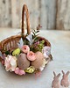 koszyki wielkanocne Wielkanocny koszyczek na święconkę, koszyczek z dekoracją 1