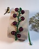 bransoletki wire wrapping Bransoletka gałązka z fuksjowymi agatami 2 3
