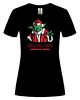 t-shirt damskie Koszulka damska organiczna Yoda Christmas 1