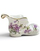 dodatki - różne Porcelanowy bucik w fiołki 1