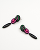 kolczyki soutache Kolorowe kolczyki sutasz  sztyfty 2