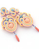 kolczyki soutache Wiosna w pastelowych kolorach 5 2