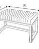 ławki Ławka Tapicerowana bench4home Pufa Przedpokój 4