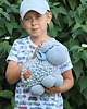 misie i maskotki Kolorowa handmade słodka owieczka w rozmiarze XL 1