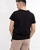 t-shirty męskie T-shirt męski  czarny do V z nadrukiem 4