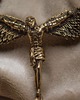 naszyjniki - inne "Icarus-Christus" - Naszyjnik z brązu z naturalnymi kamieniami 5