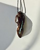 wisiory Amulet - wisior z drewna z turkusem 8