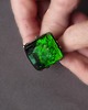 pierścionki - różne Zielone szkło  pierścionek unikatowy handmade Zieleń to kolor nadziei 6