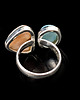 pierścionki srebrne Pierścionek pastelove- larimar i thomsonit 4