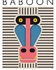 plakaty Pawian, Baboon, Zoo Warszawa, Plakat, EN 1