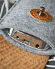 etui na telefon etui na telefon /// felt & genuine leather case 6