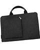etui na laptopa Grafitowe Etui Na Laptopa Z Filcu Czarna Rączka 1