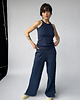 spodnie dresowe damskie Spodnie Relaxing navy blue 4