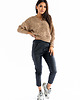 swetry damskie  Sweter BLANC w camelowym kolorze 3