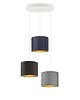 lampy wiszące 3-płomienna lampa wisząca do salonu PUEBLO GOLD 3