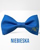muszki i krawaty Mucha męska haftowana personalizowana inicjały 7