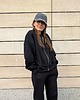 bluza bez kaptura damska Bluza Bomber black na zamek 2