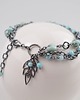 bransoletki z kamieni naturalnych Larimar w srebrze - bransoletka 1