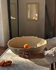talerze, miski Ceramiczna Rustykalna Misa Handmade XXL na  Owoce Beżowa Surowa 6
