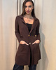 kardigany damskie Elegancki kardigan Cioccolato 1