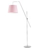 lampy do pokoju dziecka Czarno-niebieska lampa stojąca ruchoma na wysięgniku VIGO 6