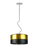 lampy wiszące Czarna lampa wisząca do salonu LED LOZANNA GLAM w kolorze czarnym 1