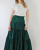 spódnice maxi Spódnica maxi długa kolor butelkowa zieleń pas gumowany  xs/s 7