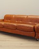sofy i szezlongi Sofa skórzana ruda, włoski design, lata 70, produkcja: Włochy 1