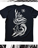 t-shirty męskie Czarny T-shirt Gotta Lotta Waves Regular 2