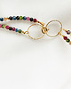 korale Boho Mystic Colors- NASZYJNIK Turmalin, kolorowe kamienie 6