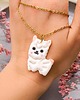 wisiory Naszyjnik z alpaką, amulet z lamą, wisiorek z podobizną alpaki, boho 2
