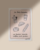 plakaty Plakat - love coffee and gluten 2