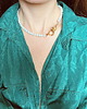 srebrne naszyjniki Capsule Pearls GOLD unisex 4