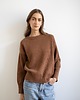 swetry damskie  Sweter Freya brązowy karmel 1