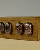 zegary Drewniany retro zegar na lampach Nixie 2