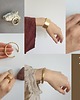 bransoletki - inne Bransoletka ZEN duża 3cm, mosiądz młotkowany 7
