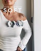 broszki Brosza z kolekcji SOFT z satynowymi wstążkami kwiatowymi New 9