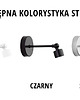 kinkiety Srebrno-biały kinkiet na wysięgniku do sypialni ULSAN 4