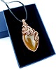 wisiory Agat brazylijski wisiorek  wire wrapping 2