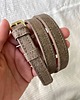 paski damskie Damski pasek do spodni ze srebrną klamrą Klara - czekoladowy - 15mm 3